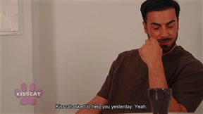 family house s1e6: blindfolded kisscat s taboo fuck with sister s husband double facial