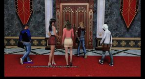 Lust academy #8: faith gave me a massage, Adelle is almost nude at the club