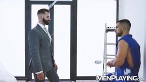 CEO Dani Robles destroys the asshole of his employee Oskar Ivan