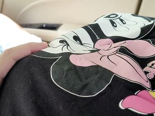 Sexy College Cutie eighteen+ in Hawt Brassiere Teasing My Wang and lets Me Merely Touch Her Large Natural Tits