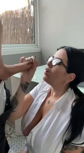 Segreteria ama il enorme cazzo