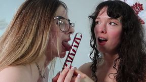 tigger rosey fucks vanessa riley with a candy cane