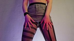 alice klay riding a dick in sexy tights creampie