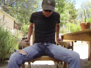 Power pissing my jeans five times in the summer heat