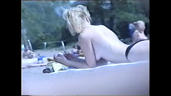Girl sunbathing