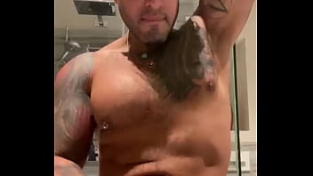 Hot shower viktor rom latino bbc bearded tattooed