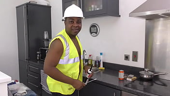 Rose Skies Take Plumber&#039_s BBC Like a Slut