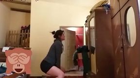Lauritab Haciendo ejercicios para estar sexy