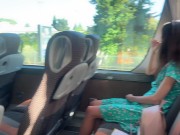 Cock Flashing on the Bus - A Man Pulled Out His Cock and I Helped Him Jerk Off With My Hand