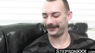 StepsonXXX.com - My horny stepdad Marco Napoli and my stepbro bred my deep ass