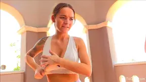 Sexy Charlotte & Friend Strip Outdoors Before Naughtily Walking Naked Together