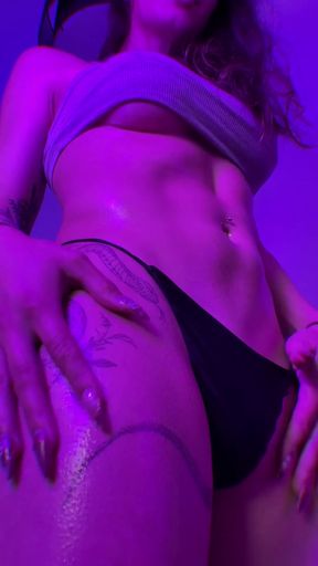 Latin trans woman with big tits enjoys a cock and big dick