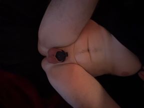 Locked bottom anal stretching