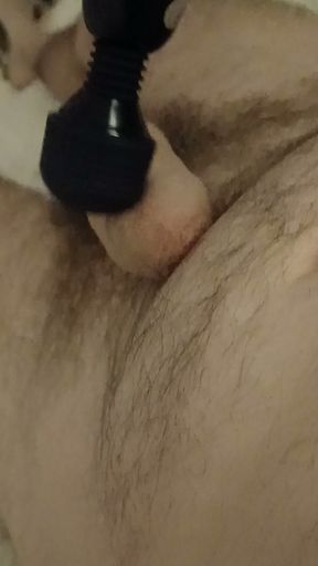 Using Ex Wife's Wand to Edge and Cum