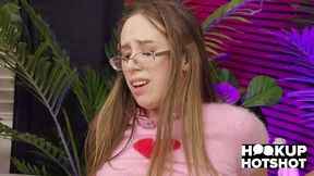 nerdy whore jackie hoff gets those hangers sucked good by dorian del isla!