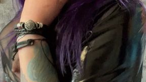 she tore her latex top