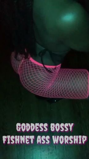 Worship my fishnet booty