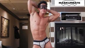 Fresh-Cummer Muscle Wooly Dude Solo Jerk - Maskurbate