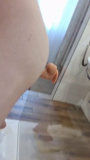 First Time Dildo in my ass