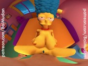 The Simpsons - Marge missionary pounding POV
