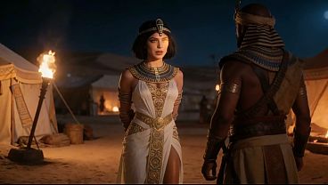 cleopatra fucked mercilessly in the desert- porn in spanish-audio in spanish-ai porn