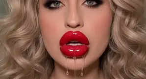 Big Lips Worship Close-Up for Grown Pay Pigs