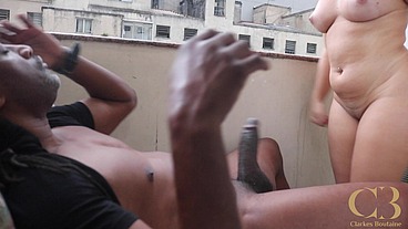 Fucktoy Shorty Lyah Silva On the Balcony almost only Anal