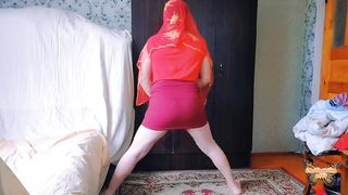 Crossdresser Kitty fledgling teenie femboy model likes making warm stellar vids at her bedroom