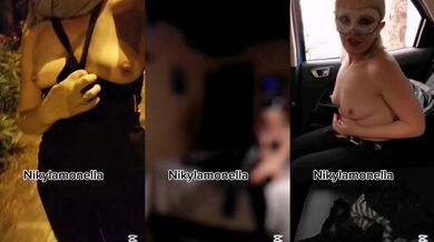 Troia per strada incontra uno sconosciuto, passa la notte e viene masturbata in macchina da uno sconosciuto - Nikylamonella