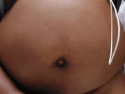 Belly Expansion And Jerk Off