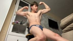 I can't HOLD IT ANYMORE , I WANNA CUM AND NOW! flexing "-"horny