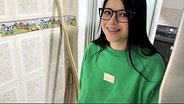 I go down to my neighbor to ask for ice cream