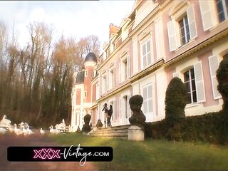 Female domination in a swinger castle