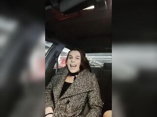 Dad controls my ass-plug sex-toy whilst in public