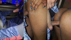 nos para la policia entrando al motel y mi novia los soborna con su culo para que nos dejen ir