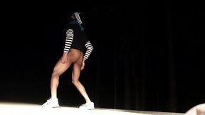 femboy rips fishets twerk & cums swallowing big didlo...