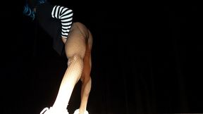 femboy rips fishets twerk & cums swallowing big didlo...