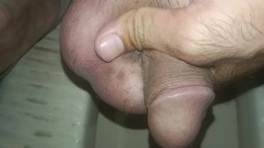 Morning piss time bathroom bottoms Muslim