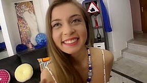 Arousing 18yo Roxy Bell Takes It Up The Booty