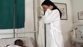 Horny Nurse Gets Anal Fucked Hard by New Patient
