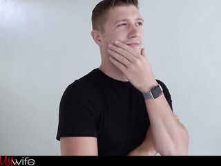 TouchMyWife - MILF Housewife Craves Young Dude's Unbending Wang - Reagan Foxx