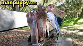 Richard Lennox Lets You Experience Foot Fetish In The Park