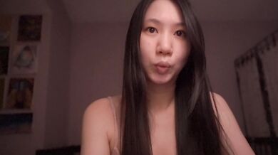 An Asian ASMR Girl Gets Comforted Solo