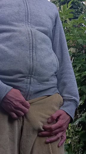 Pissing Pants, Wanking in the Woods Wearing Cords - Rockard Stepdaddy