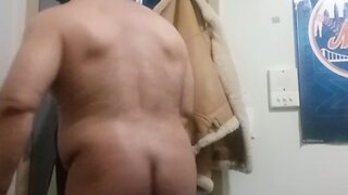 Flexing and stretching: get this good mixed cock now