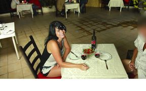 Public Extreme! Hot Licking and Fucking Orgy in a Restaurant