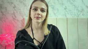 Big Natural Tits Blonde Student Owes Money To The Landlord