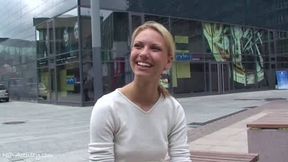 The German Pussy Model Celine naked in Leipzig 1