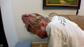 Petite Ginger Luna Parish And Sassy Blonde Coed Rimjob Passionate Play!