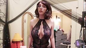 Buxom Ms Purple Has A Hairy Bush